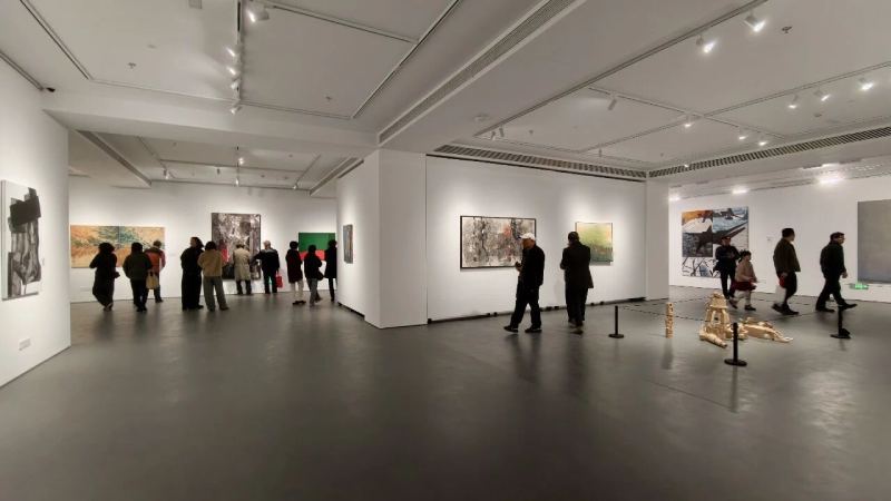 抽象唯一，中美抽象艺术交流展在上海隆重举行